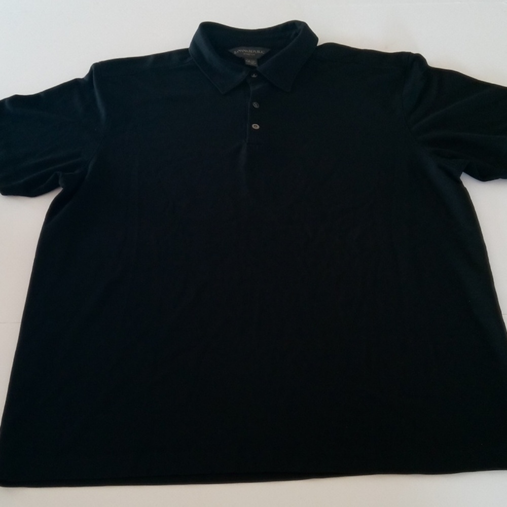Banana Republic Stretch Men's Black XL Polo
